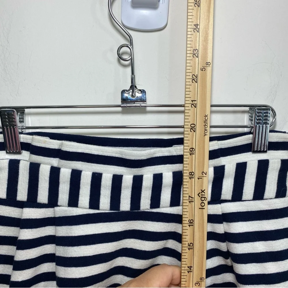 Kate Spade‎ Straight Pencil Skirt Womens 0 White Black Stripes Preppy Career
